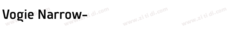 Vogie Narrow字体转换